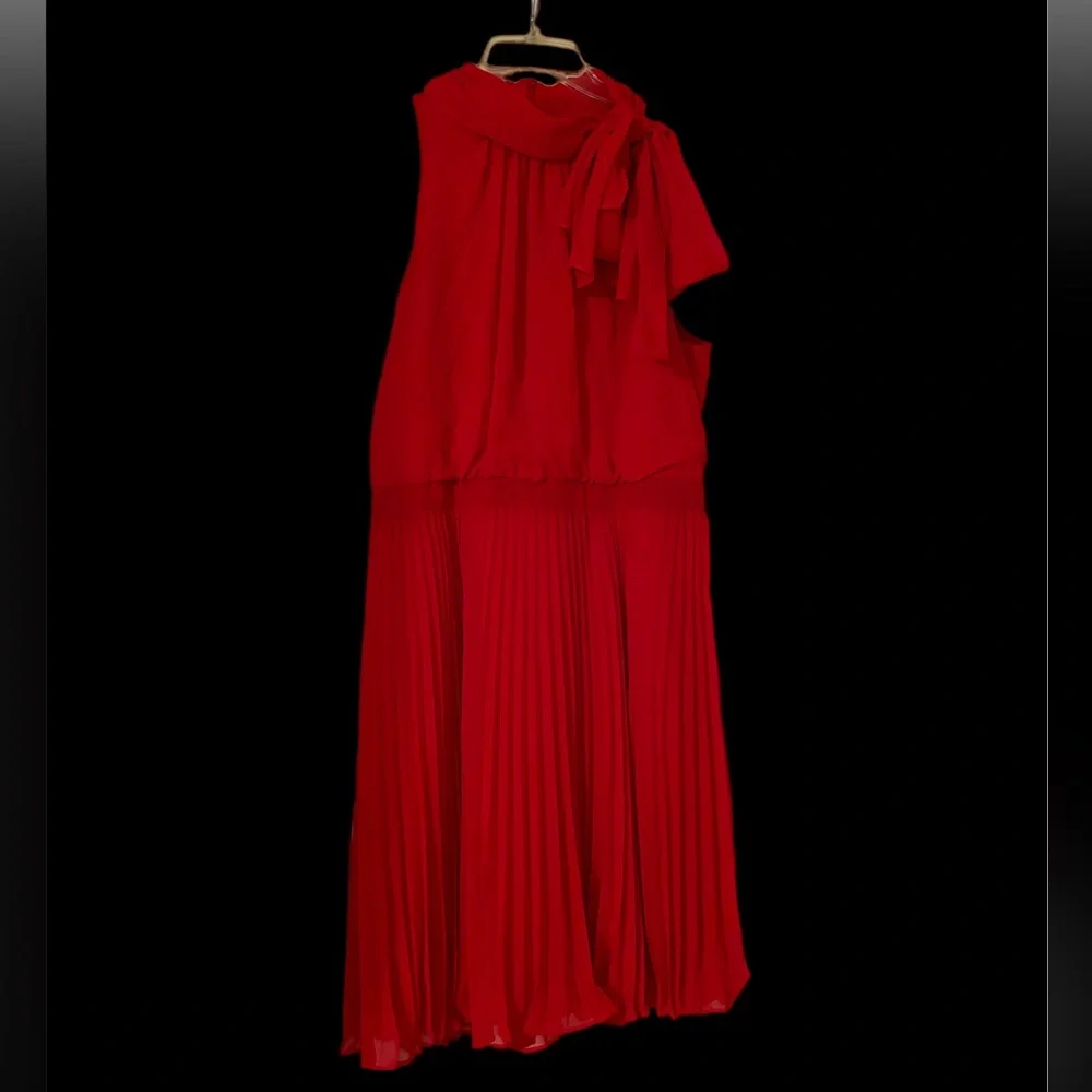 Cherry Red Maggie London Cocktail Dress Size 14 - Picture 1 of 7